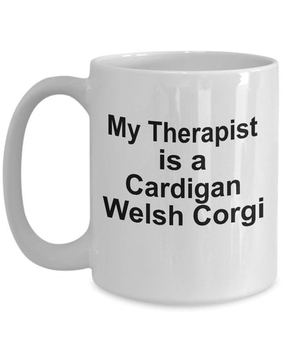 Cardigan Welsh Corgi Dog Therapist Mug - Mallard Moon Gift Shop