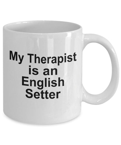 English Setter Dog Therapist Mug - Mallard Moon Gift Shop