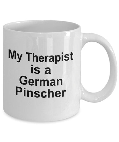 German Pinscher Dog Therapist Mug - Mallard Moon Gift Shop