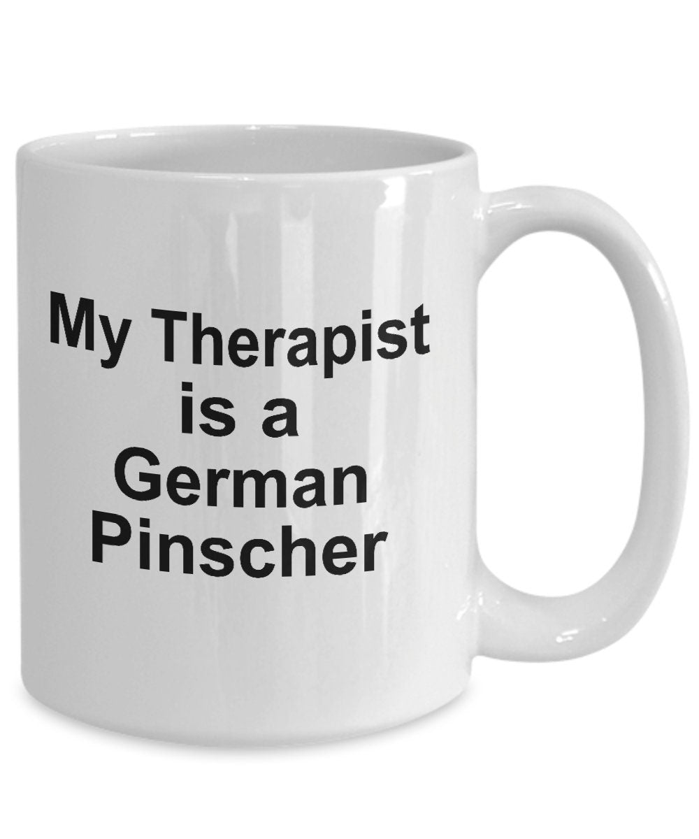 German Pinscher Dog Therapist Mug - Mallard Moon Gift Shop