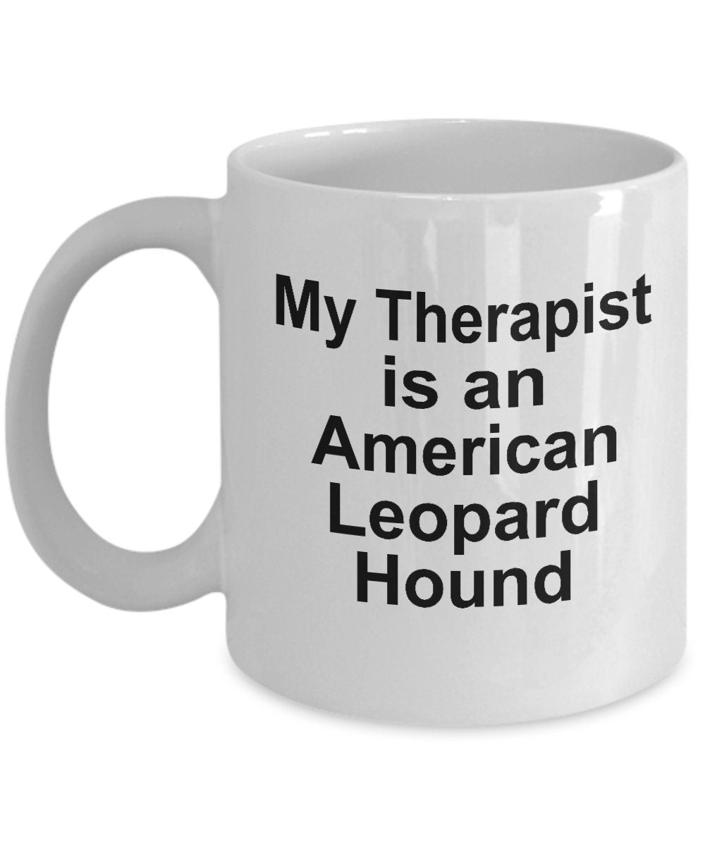 American Leopard Hound Dog Therapist Mug - Mallard Moon Gift Shop