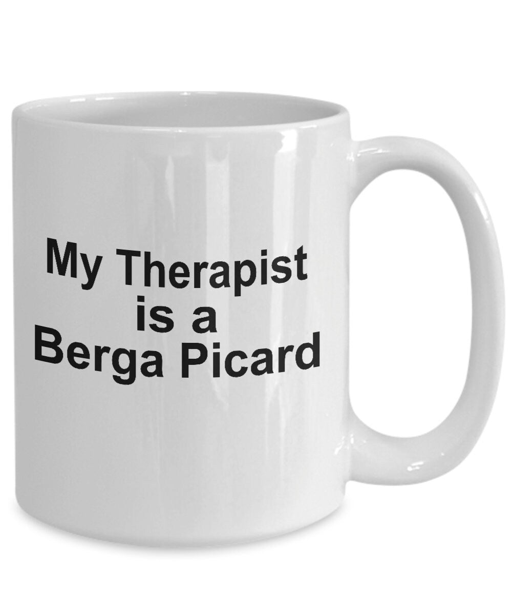 Berger Picard Dog Therapist Mug - Mallard Moon Gift Shop