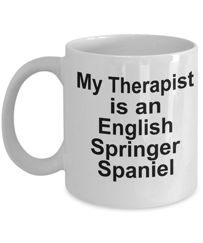 English Springer Spaniel Dog Therapist Mug - Mallard Moon Gift Shop