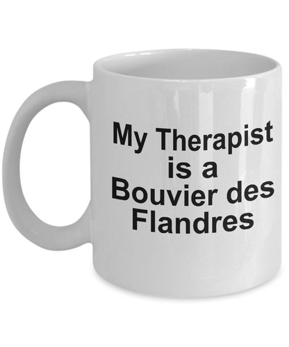 Bouvier des Flandres Dog Therapist Mug - Mallard Moon Gift Shop