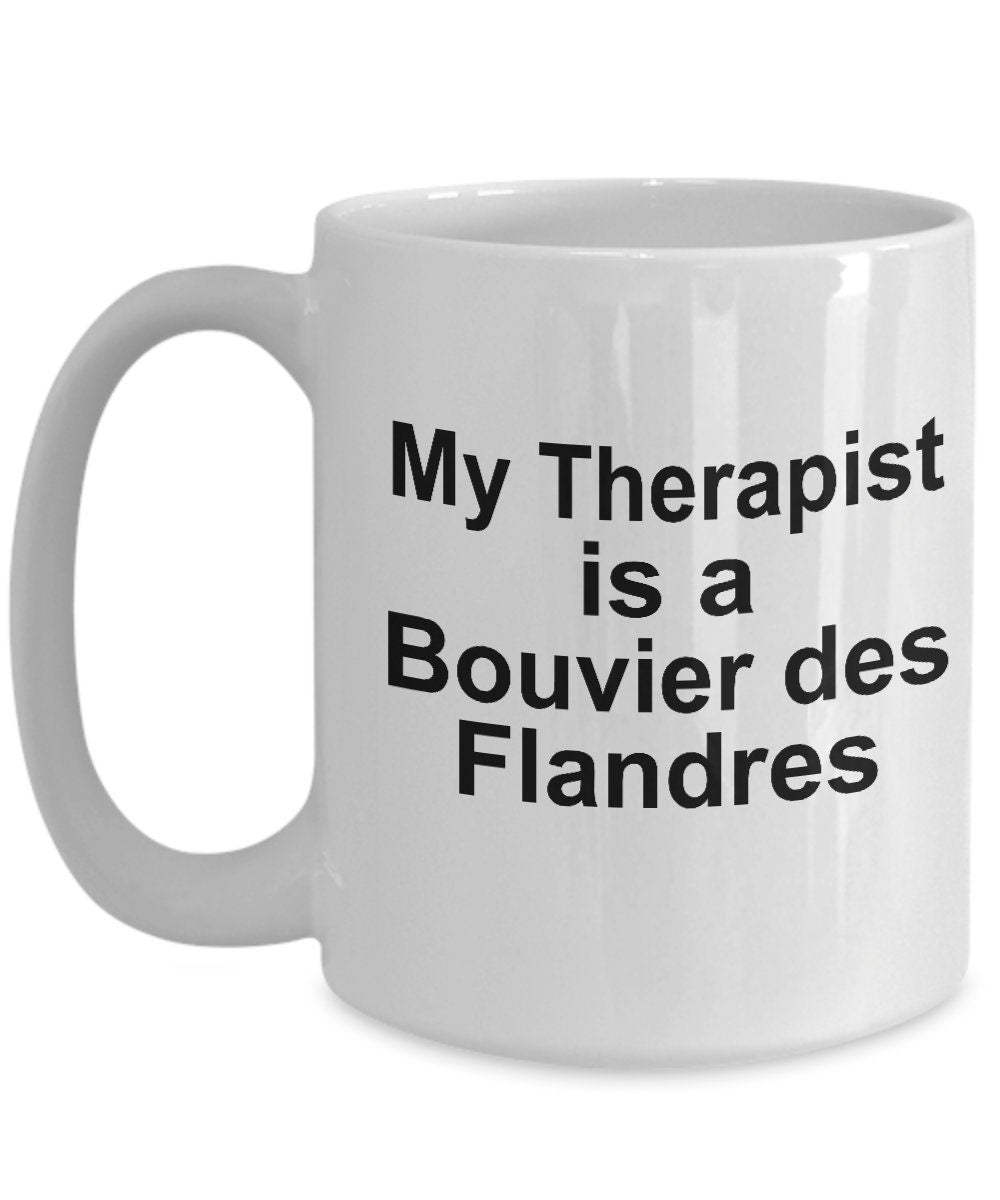 Bouvier des Flandres Dog Therapist Mug - Mallard Moon Gift Shop