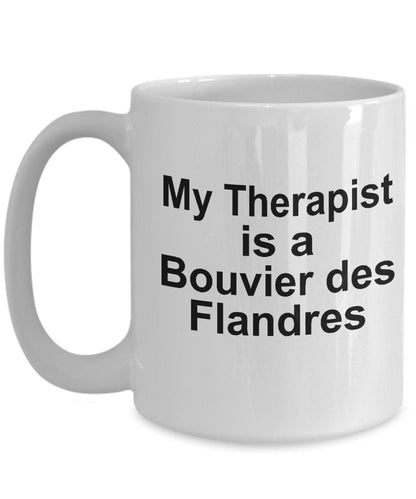 Bouvier des Flandres Dog Therapist Mug - Mallard Moon Gift Shop