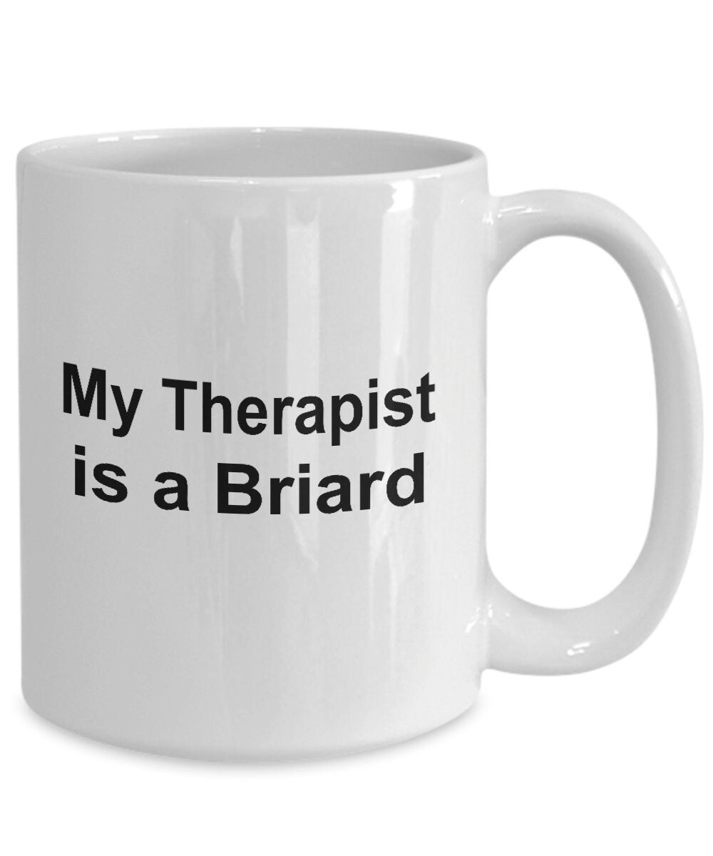 Briard Dog Therapist Mug - Mallard Moon Gift Shop