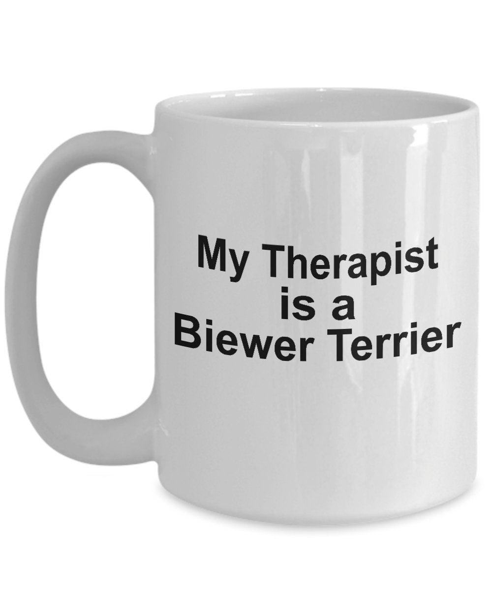 Biewer Terrier Dog Therapist Mug - Mallard Moon Gift Shop