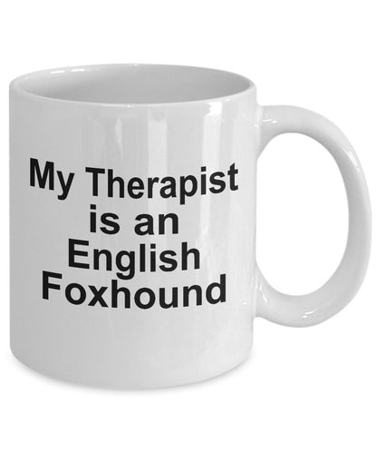 English Foxhound Dog Therapist Mug - Mallard Moon Gift Shop