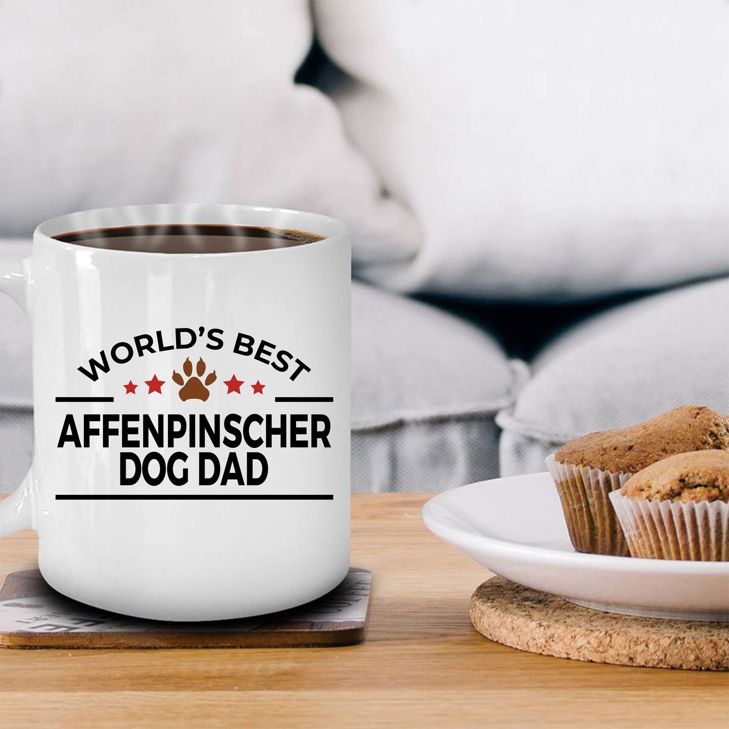 Affenpinscher Dog Dad Mug - Mallard Moon Gift Shop