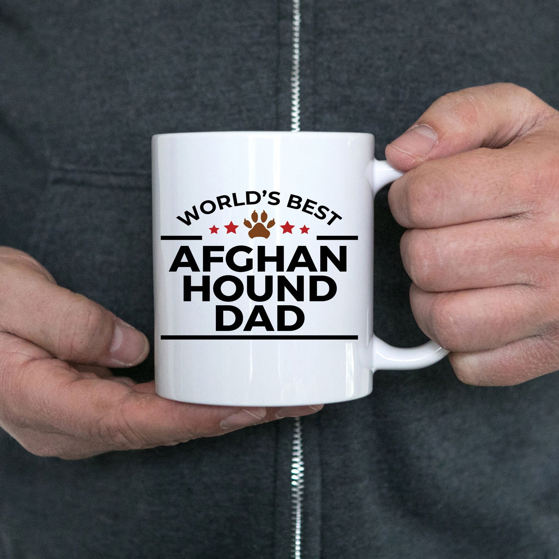 Afghan Hound Dog Dad Mug - Mallard Moon Gift Shop