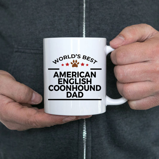 American English Coonhound Dog Dad Mug - Mallard Moon Gift Shop