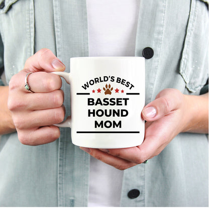 Basset Hound Dog Mom Mug - Mallard Moon Gift Shop