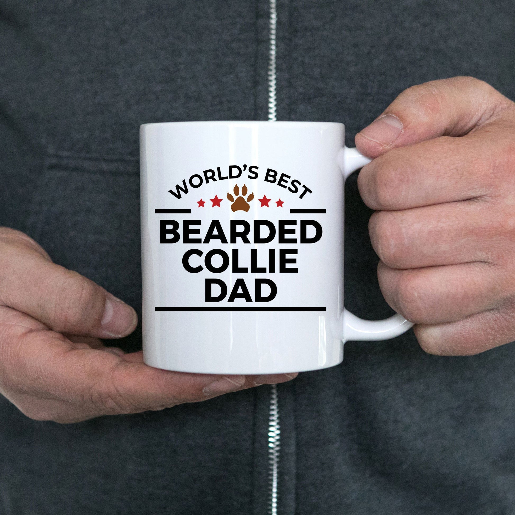 Bearded Collie Dog Dad Mug - Mallard Moon Gift Shop
