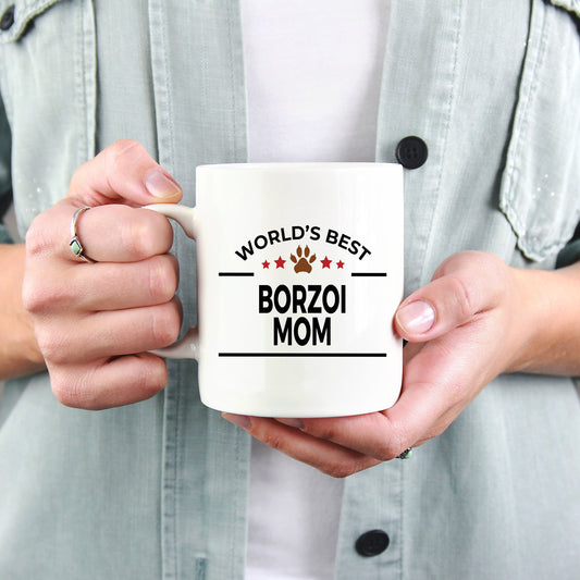 Borzoi Dog Mom Mug - Mallard Moon Gift Shop