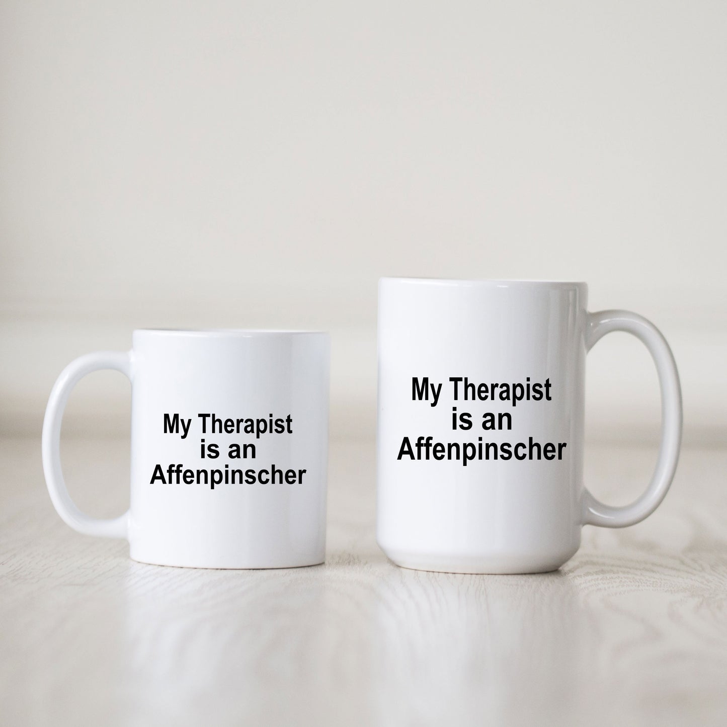 Affenpinscher Dog Therapist Mug - Mallard Moon Gift Shop