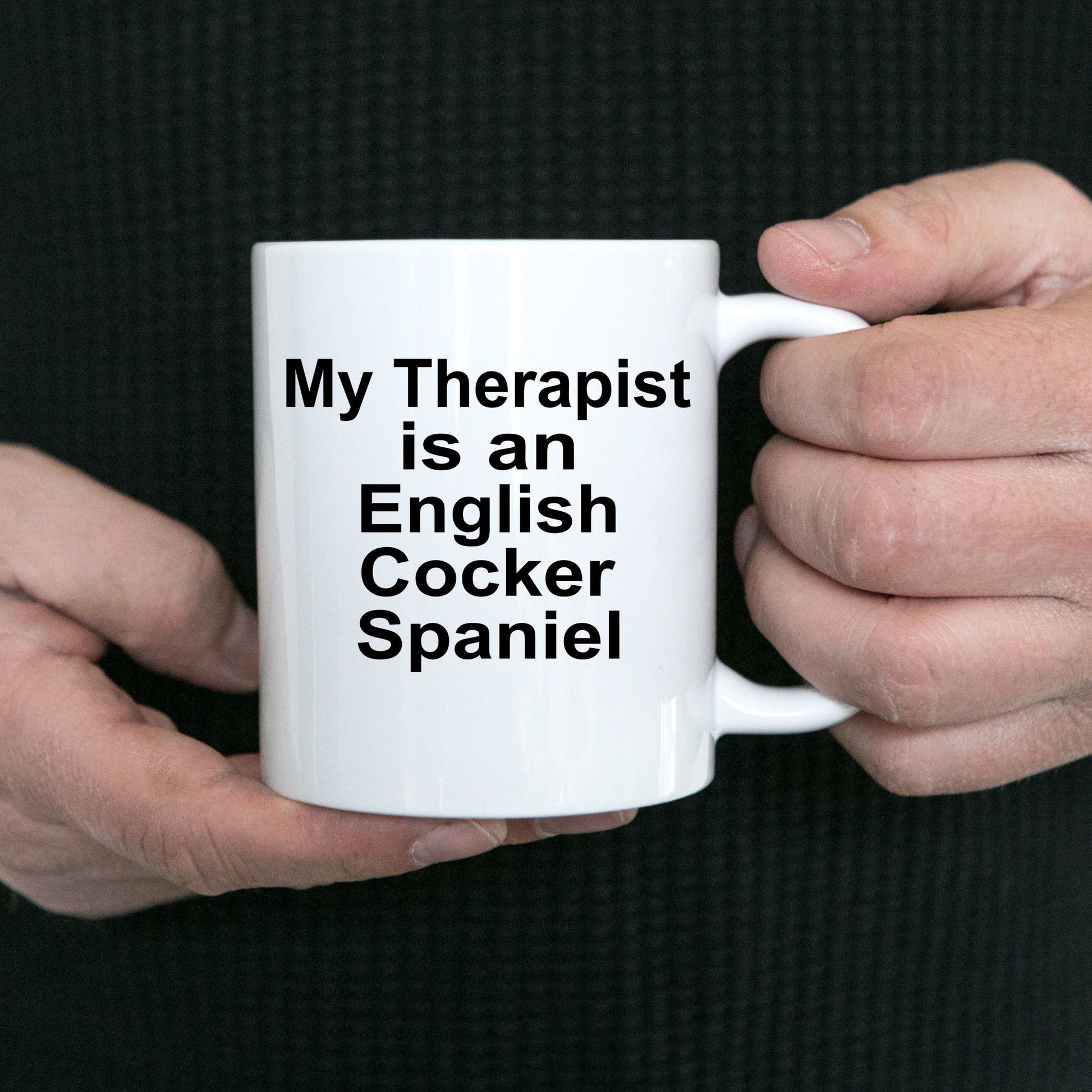 English Cocker Spaniel Dog Therapist Mug - Mallard Moon Gift Shop