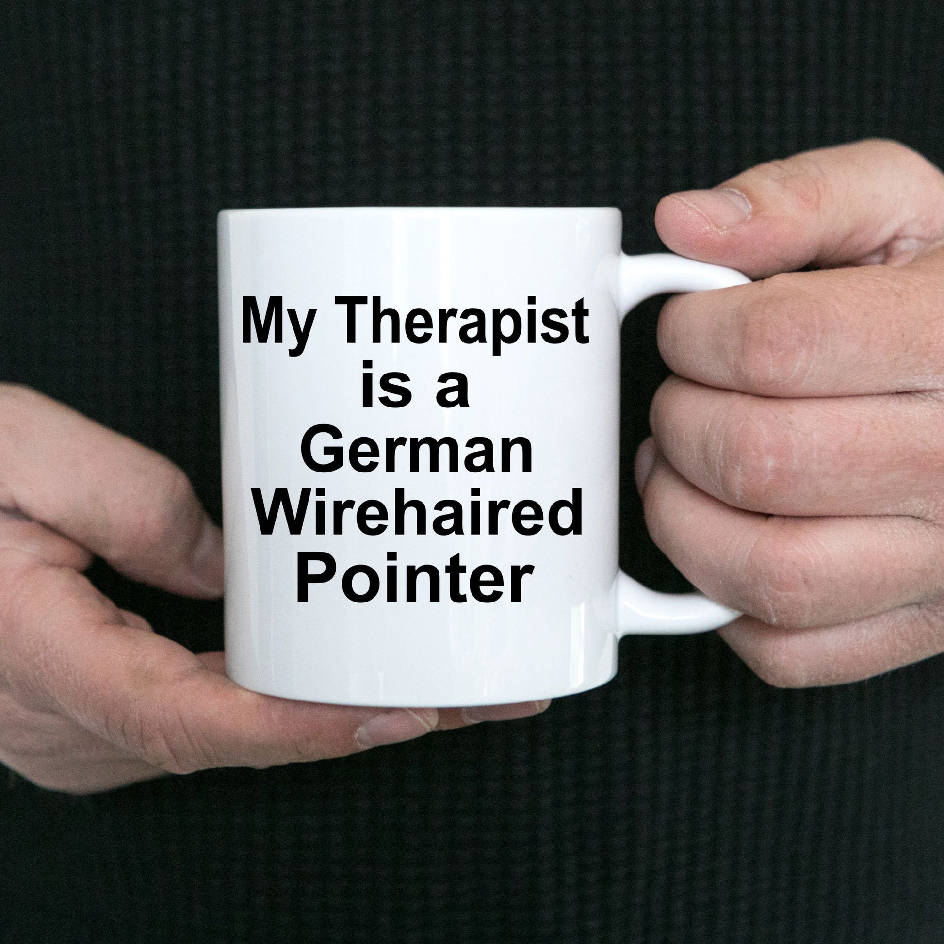 German Wirehaired Pointer Dog Therapist Mug - Mallard Moon Gift Shop