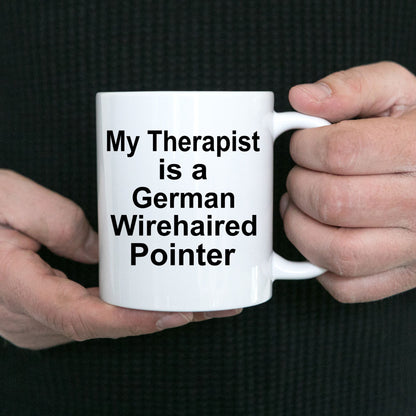 German Wirehaired Pointer Dog Therapist Mug - Mallard Moon Gift Shop