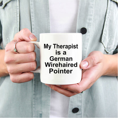 German Wirehaired Pointer Dog Therapist Mug - Mallard Moon Gift Shop