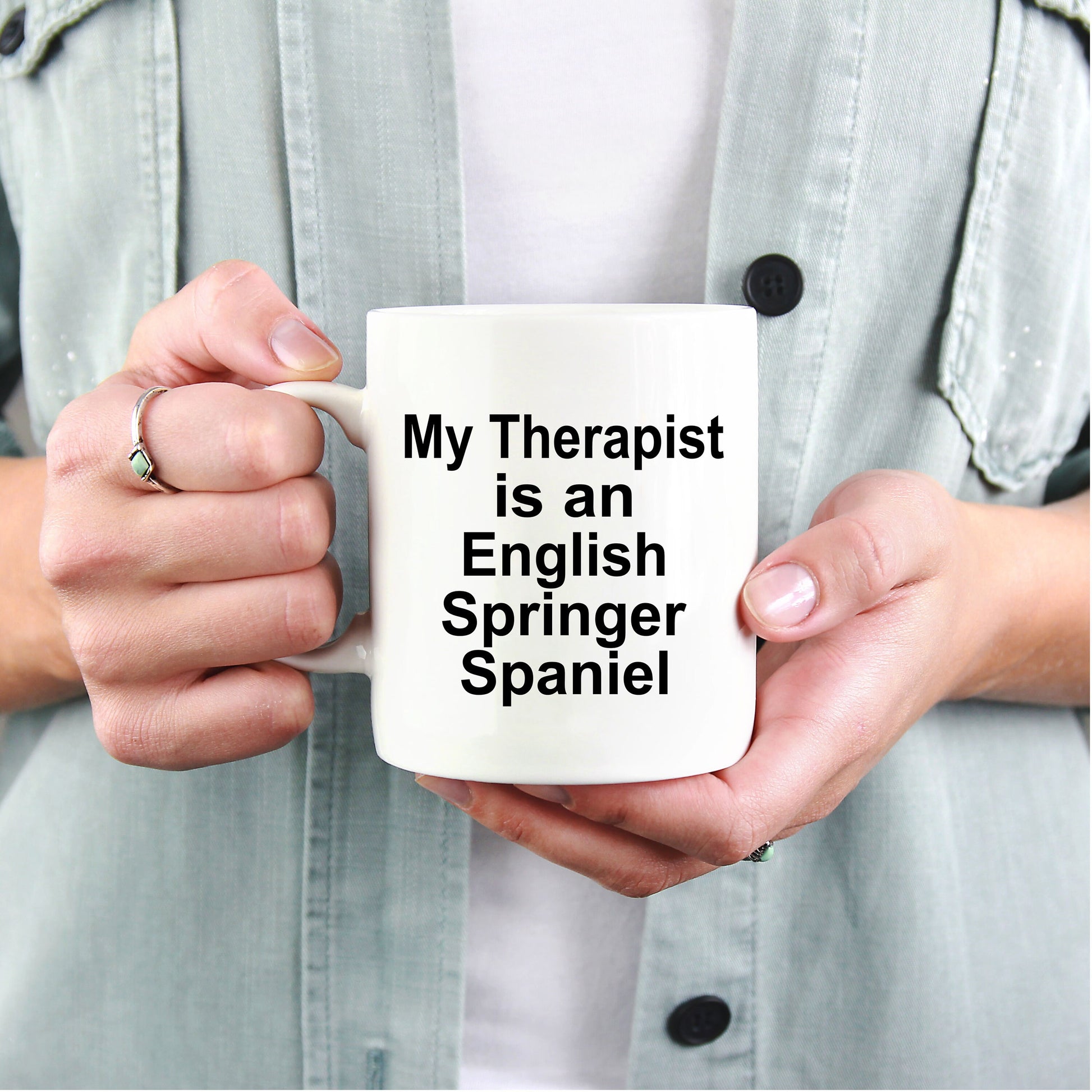 English Springer Spaniel Dog Therapist Mug - Mallard Moon Gift Shop