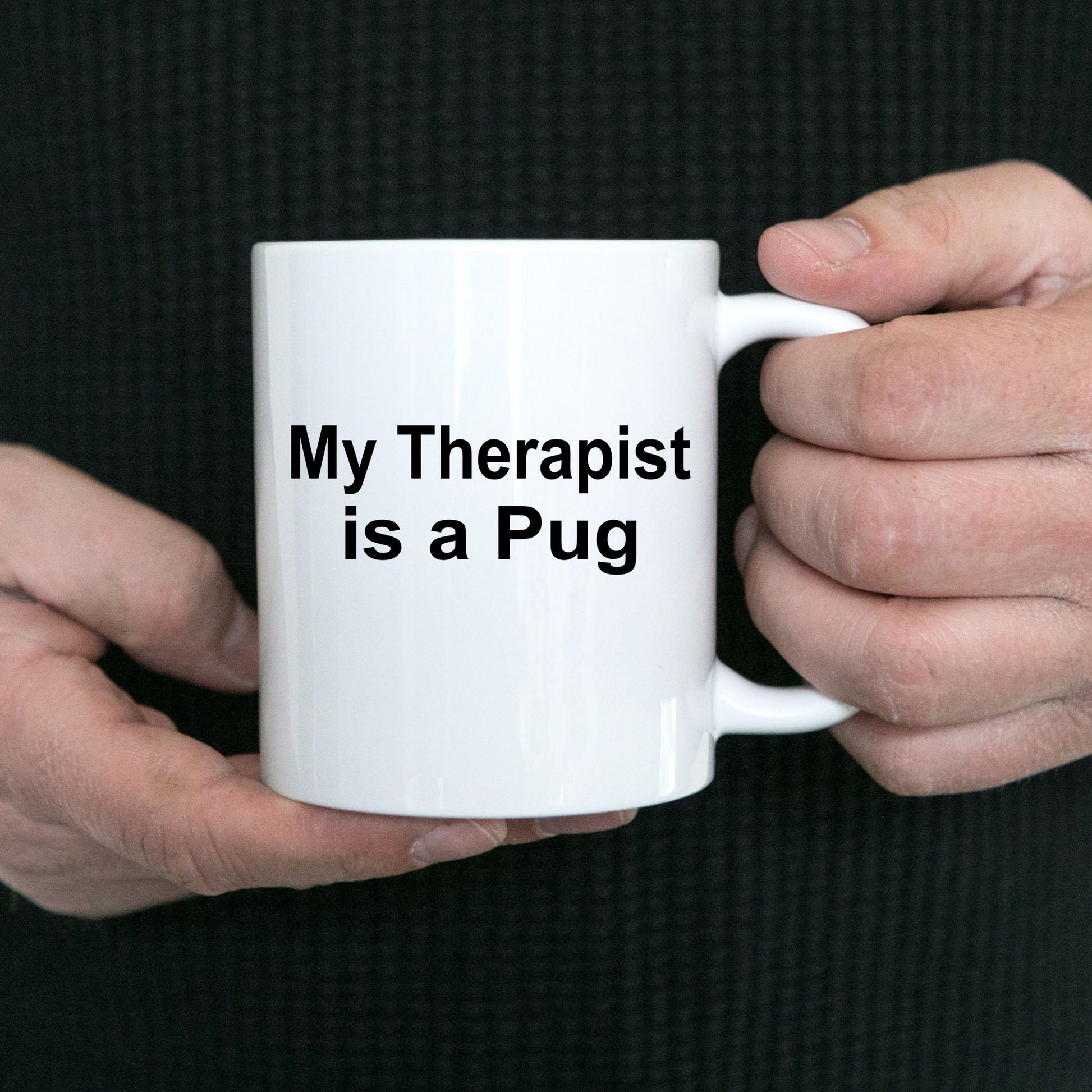 Pug Therapist Dog Mug - Mallard Moon Gift Shop