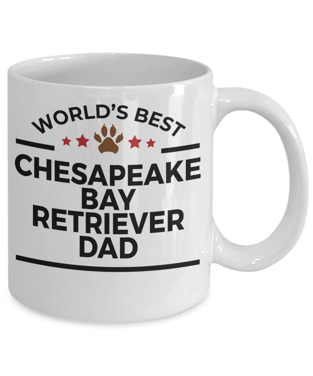 Chesapeake Bay Retriever Dog Dad Mug - Mallard Moon Gift Shop