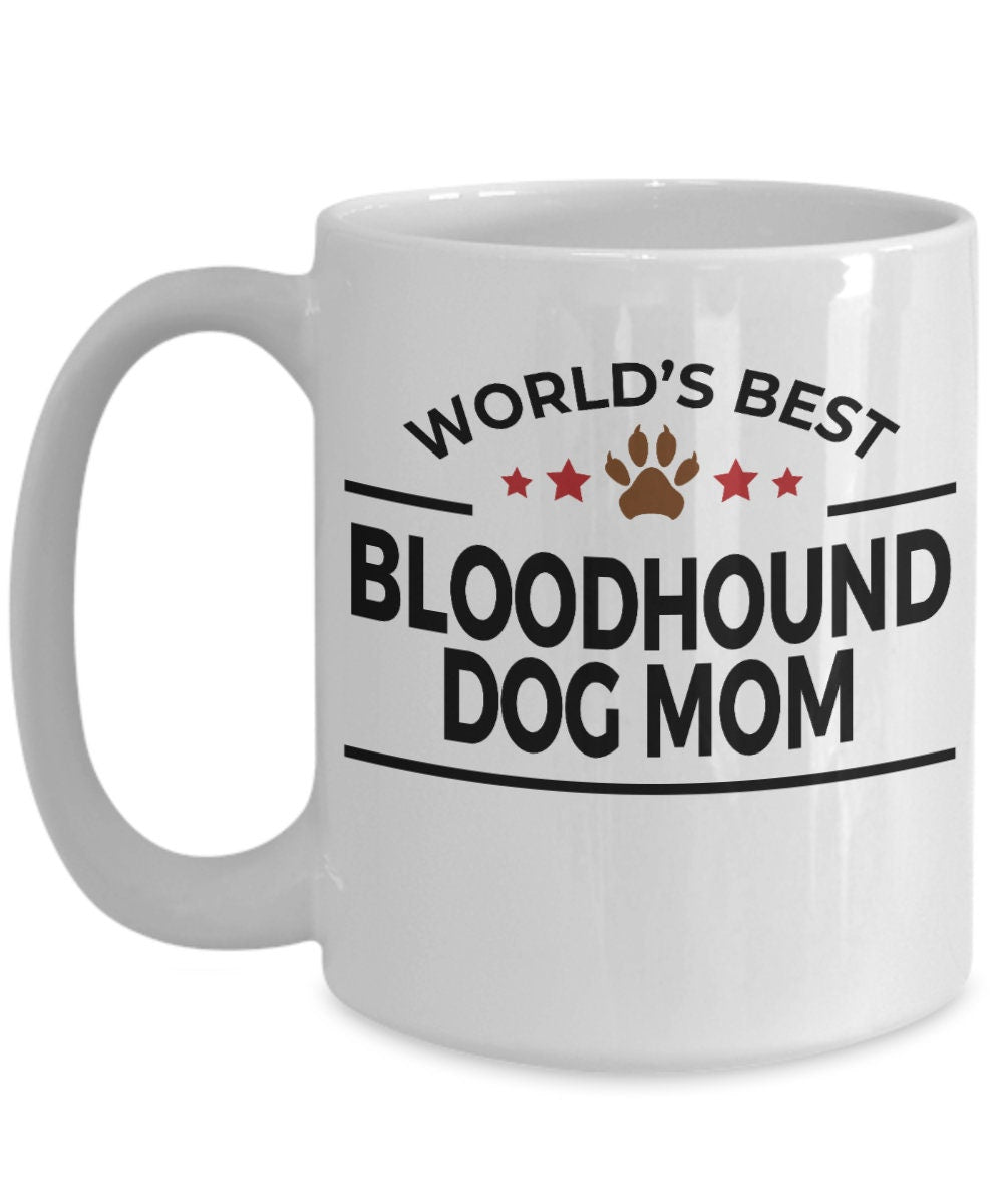 Bloodhound Dog Mom Mug - Mallard Moon Gift Shop