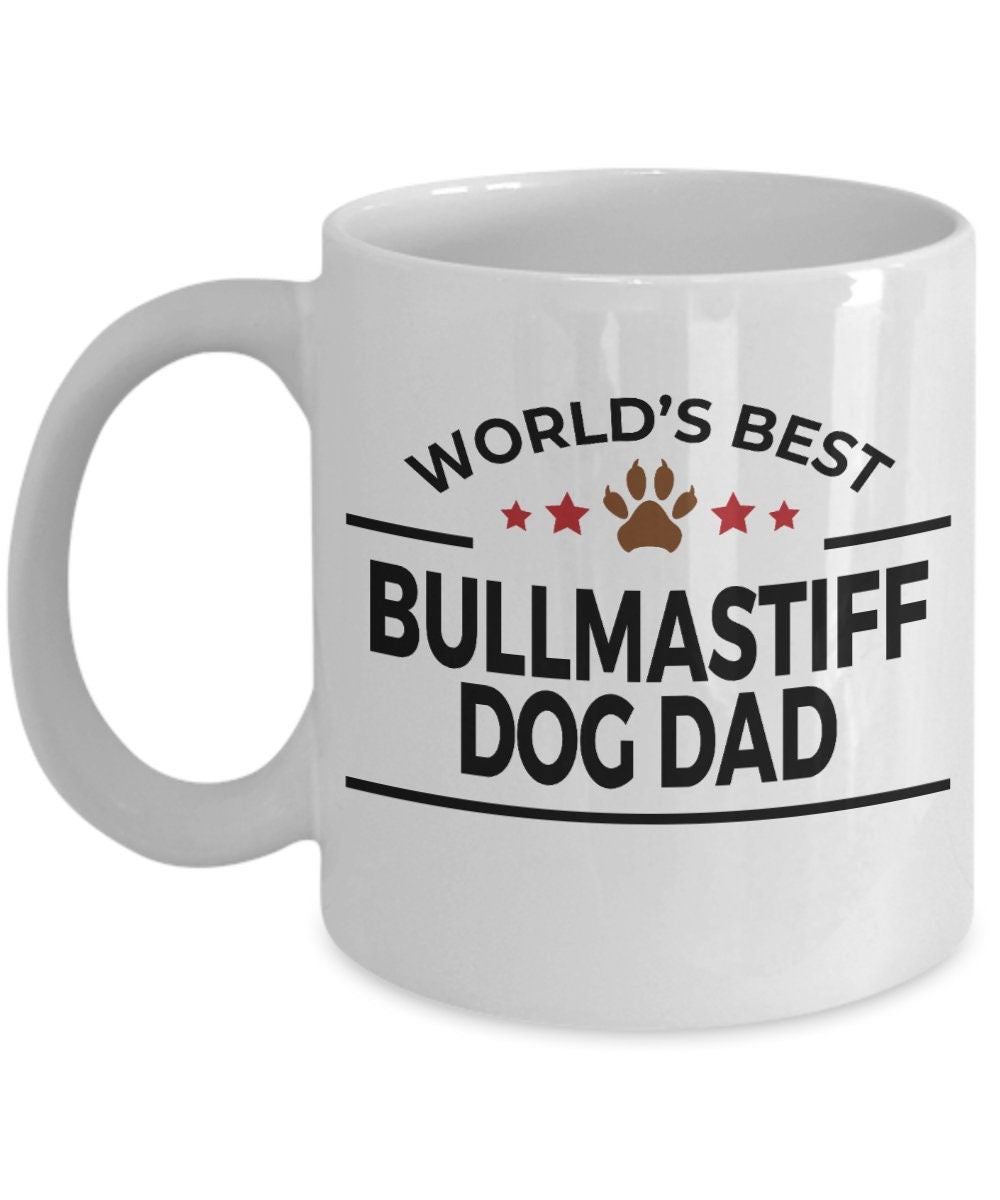 Bullmastiff Dog Dad Coffee Mug - Mallard Moon Gift Shop