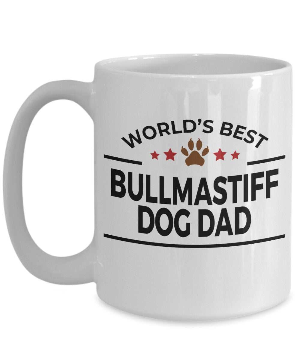 Bullmastiff Dog Dad Coffee Mug - Mallard Moon Gift Shop