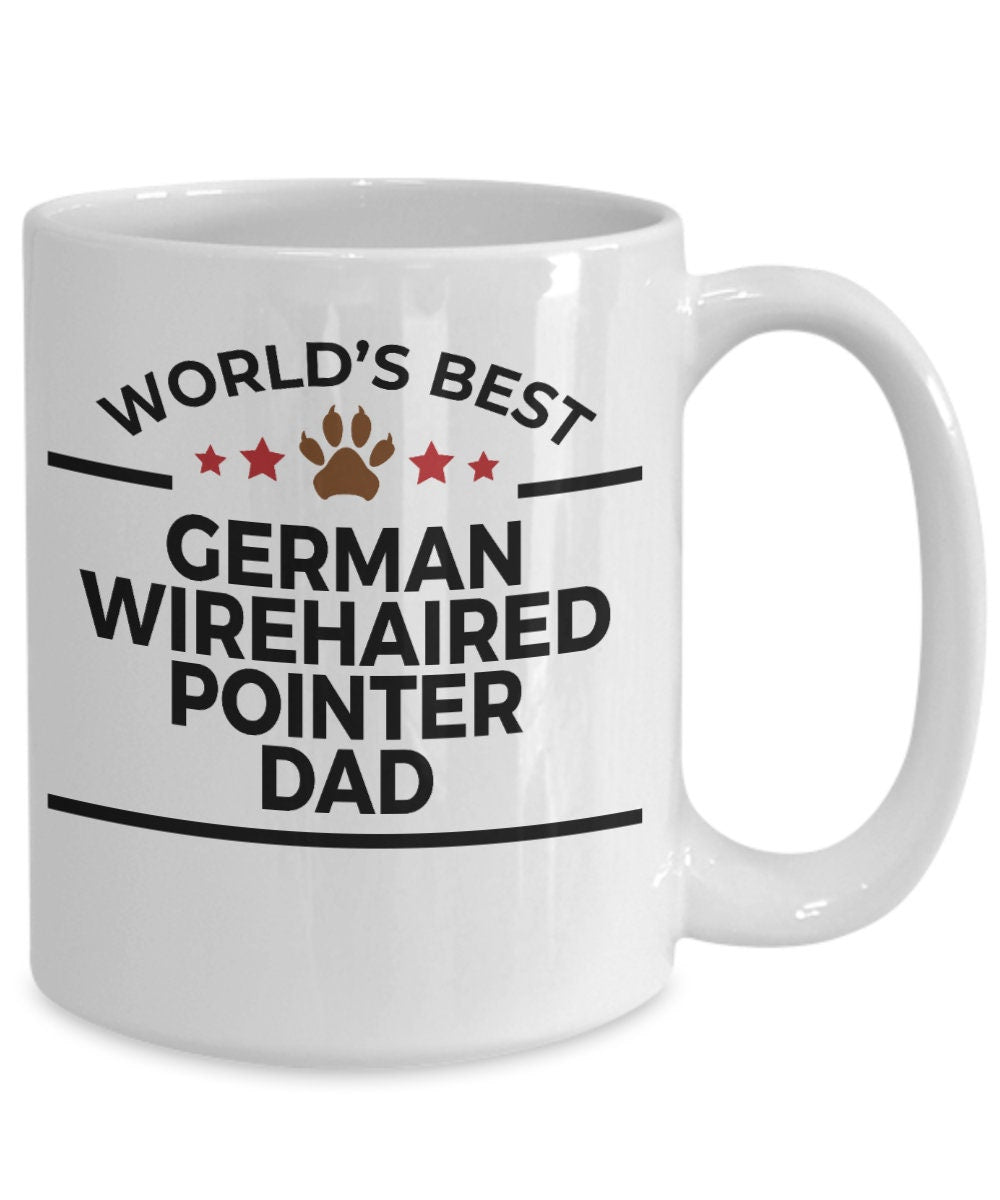 German Wirehaired Pointer Dog Dad Mug - Mallard Moon Gift Shop