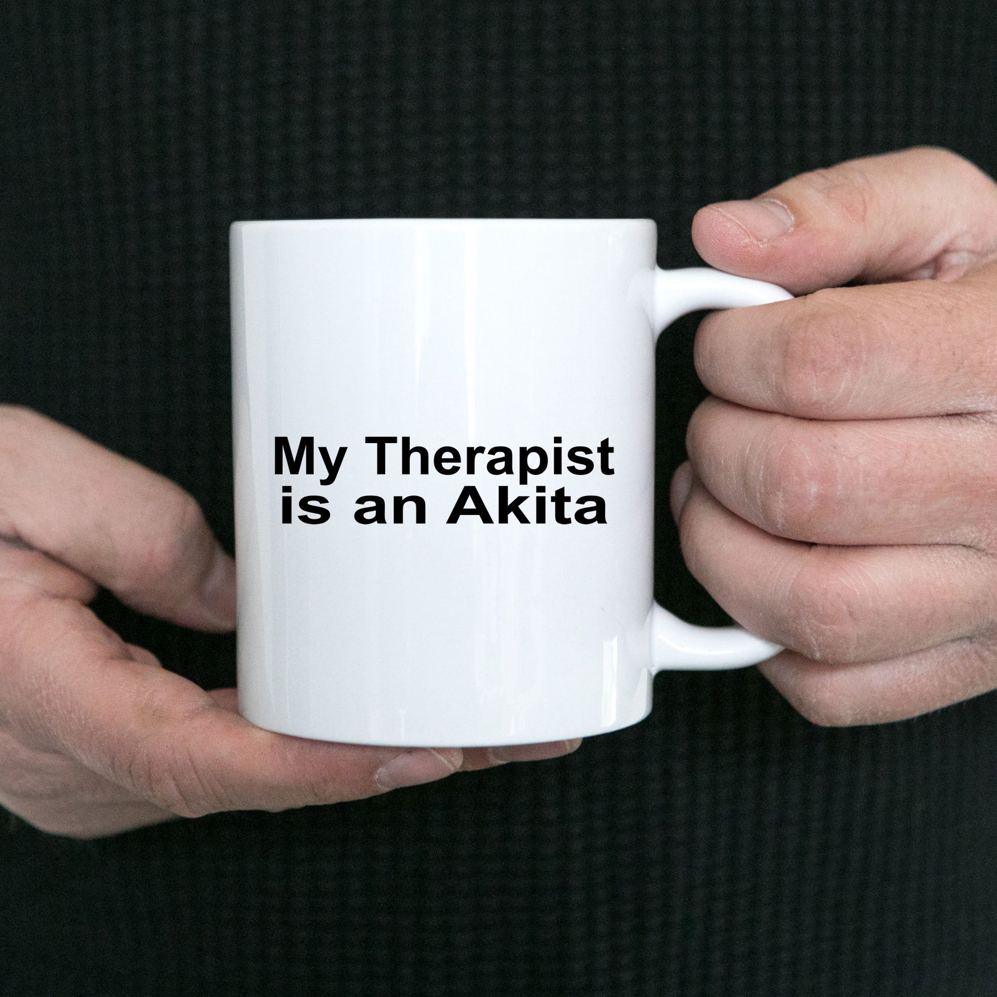 Akita Dog Therapist Mug - Mallard Moon Gift Shop