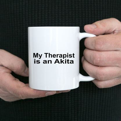 Akita Dog Therapist Mug - Mallard Moon Gift Shop