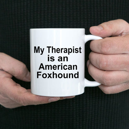 American Foxhound Dog Therapist Mug - Mallard Moon Gift Shop