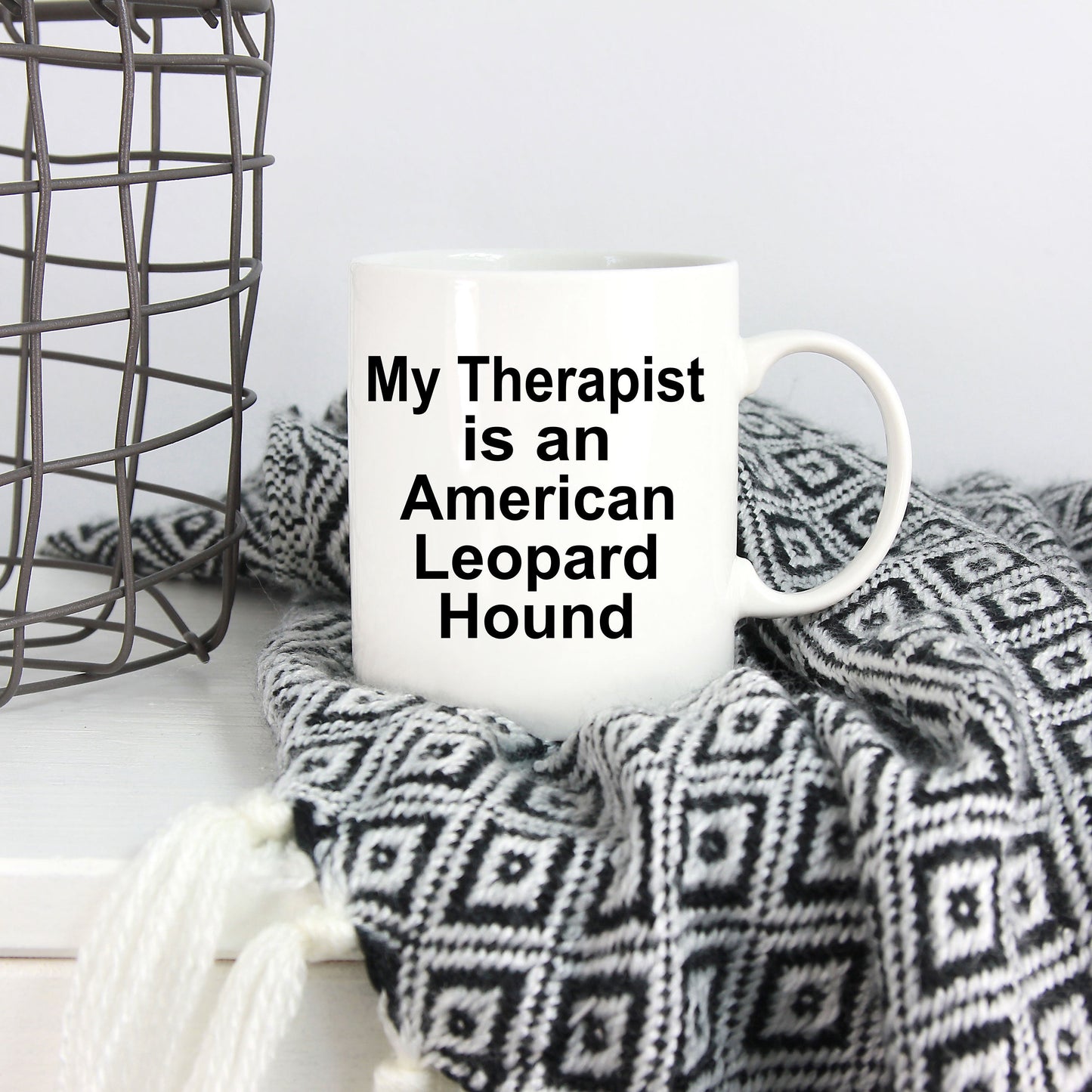 American Leopard Hound Dog Therapist Mug - Mallard Moon Gift Shop