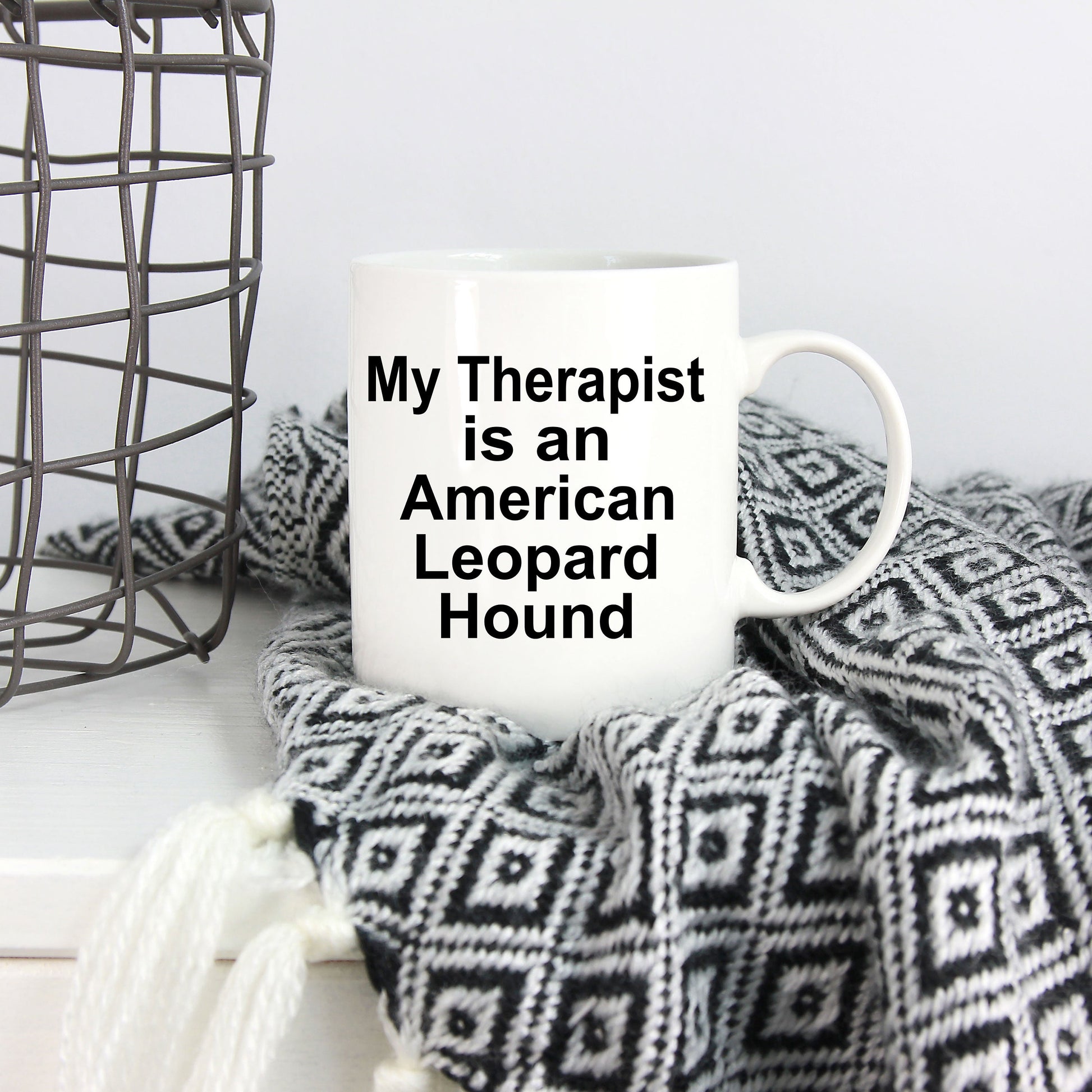 American Leopard Hound Dog Therapist Mug - Mallard Moon Gift Shop