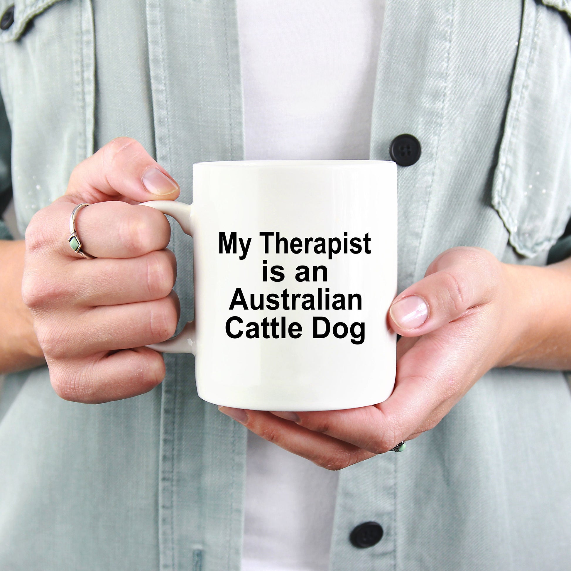 Australian Cattle Dog Therapist Coffee Mug - Mallard Moon Gift Shop
