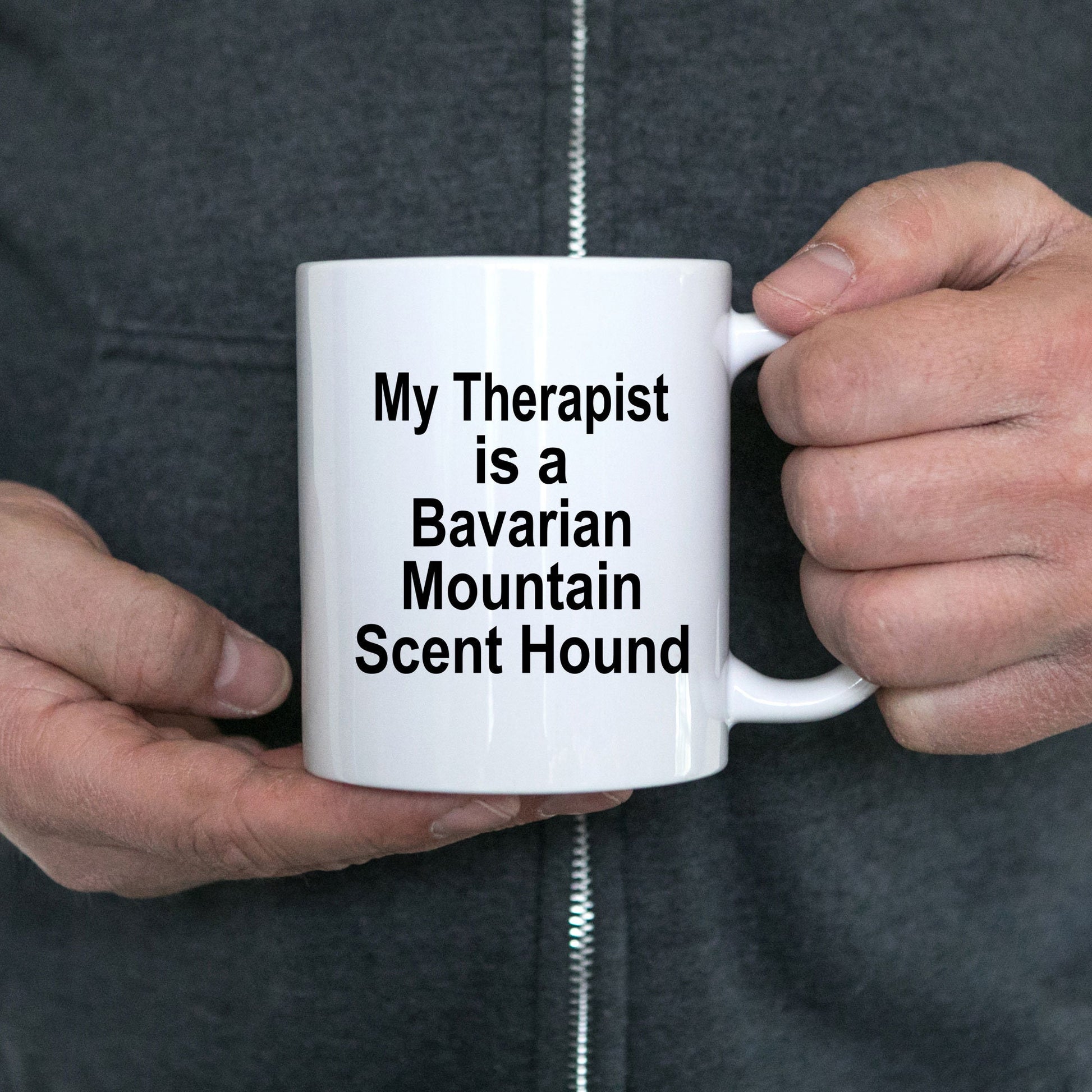 Bavarian Mountain Scent Hound Dog Therapist Mug - Mallard Moon Gift Shop