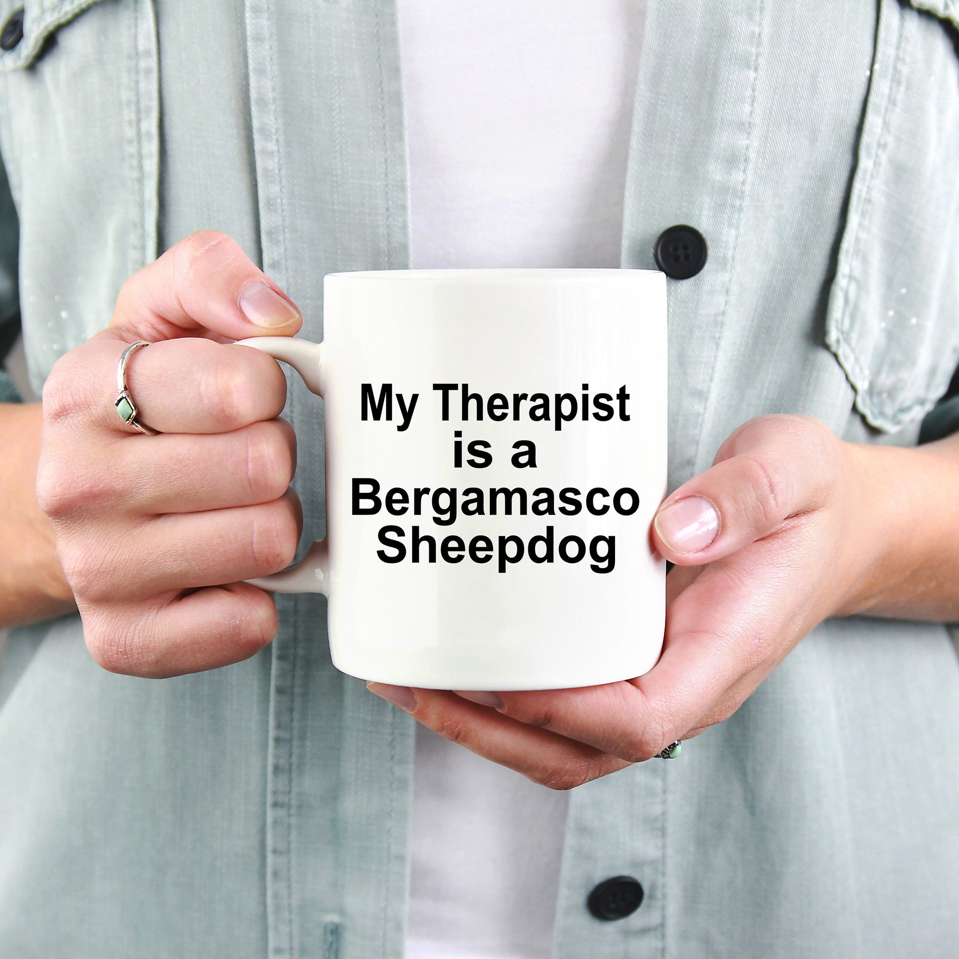 Bergamasco Sheepdog Therapist Mug - Mallard Moon Gift Shop