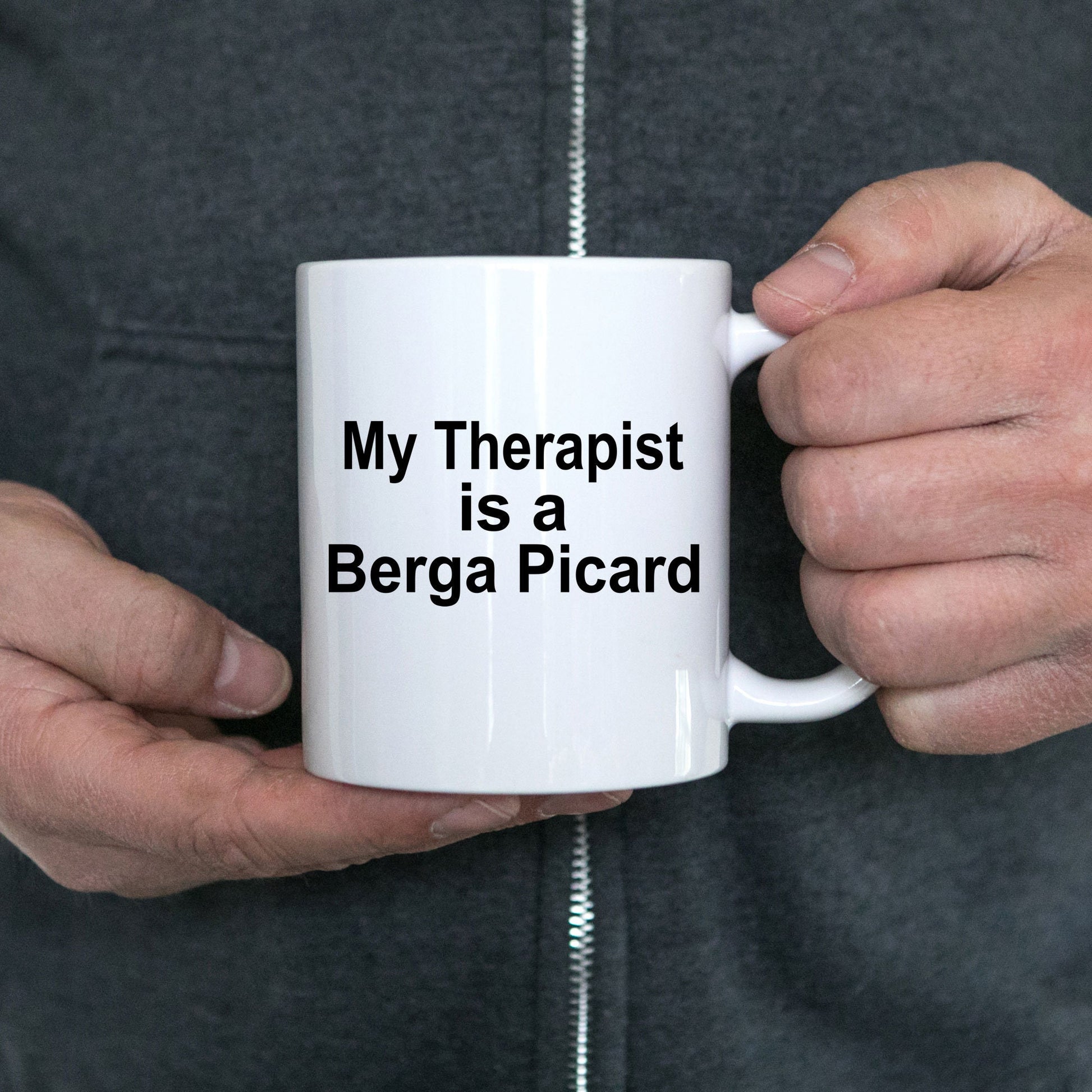 Berger Picard Dog Therapist Mug - Mallard Moon Gift Shop