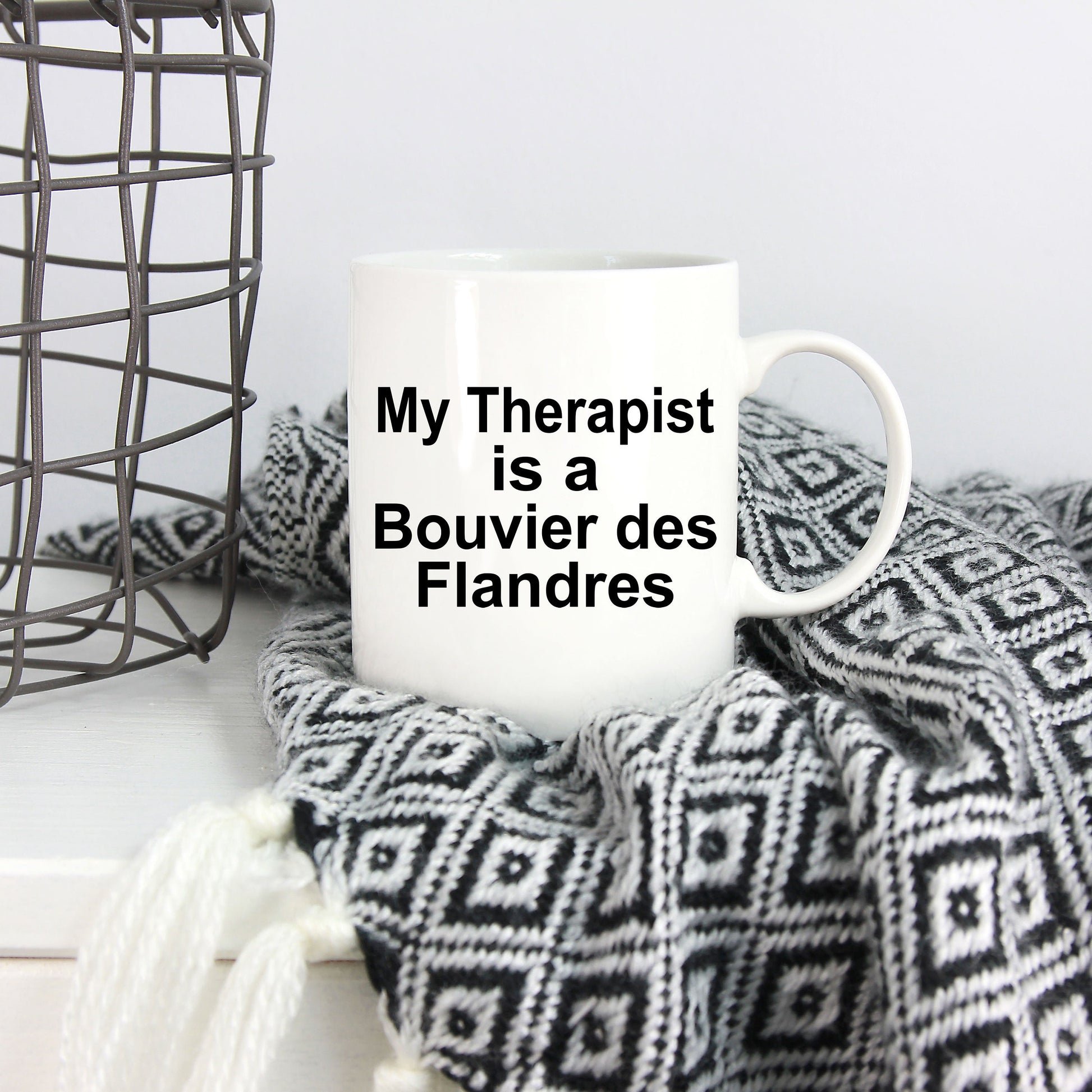 Bouvier des Flandres Dog Therapist Mug - Mallard Moon Gift Shop