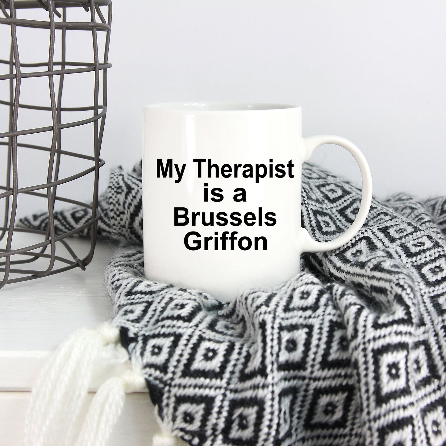 Brussels Griffon Dog Therapist Mug - Mallard Moon Gift Shop