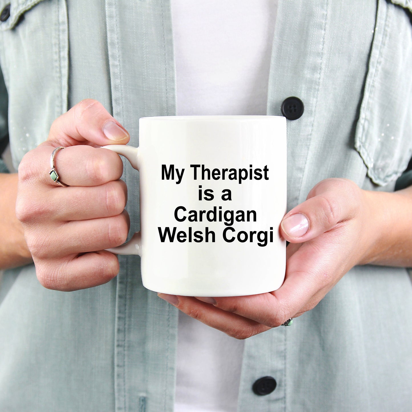 Cardigan Welsh Corgi Dog Therapist Mug - Mallard Moon Gift Shop