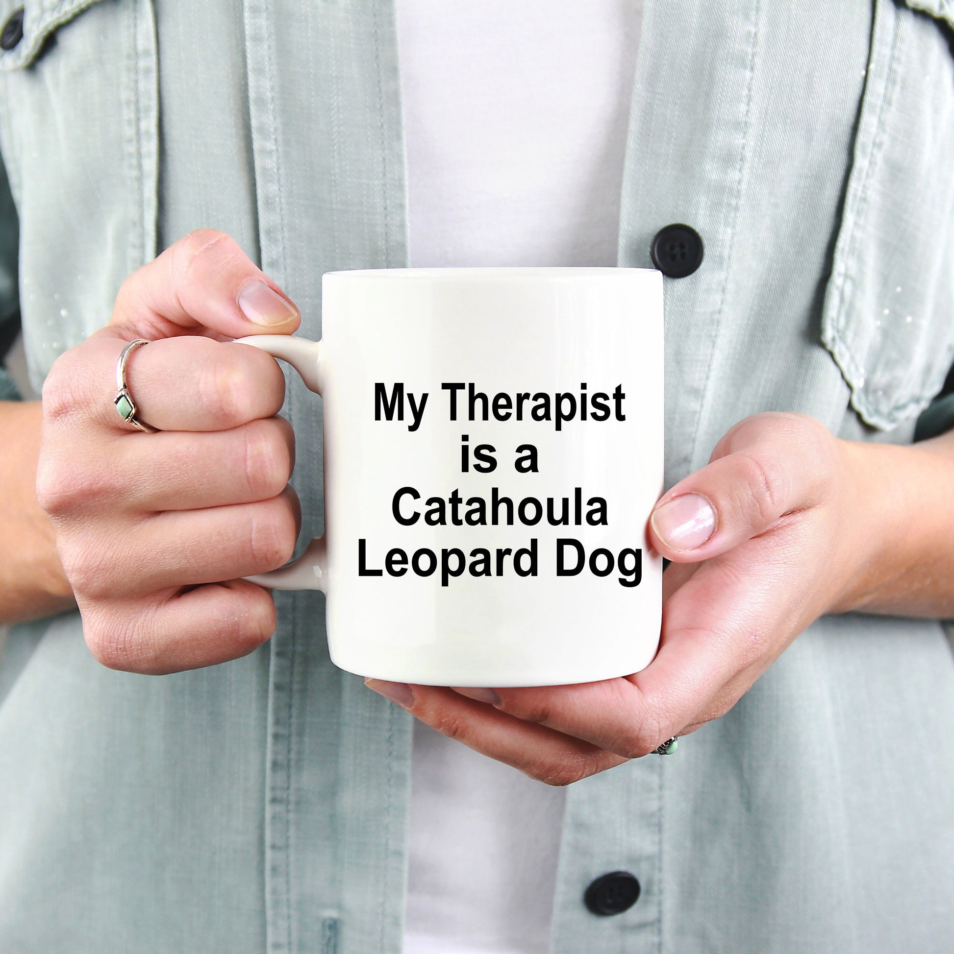 Catahoula Leopard Dog Therapist Mug - Mallard Moon Gift Shop