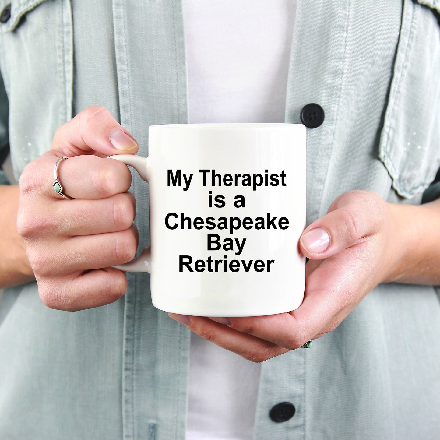 Chesapeake Bay Retriever Dog Therapist Mug - Mallard Moon Gift Shop