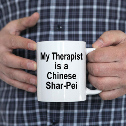 Chinese Shar-Pei Dog Therapist Mug - Mallard Moon Gift Shop