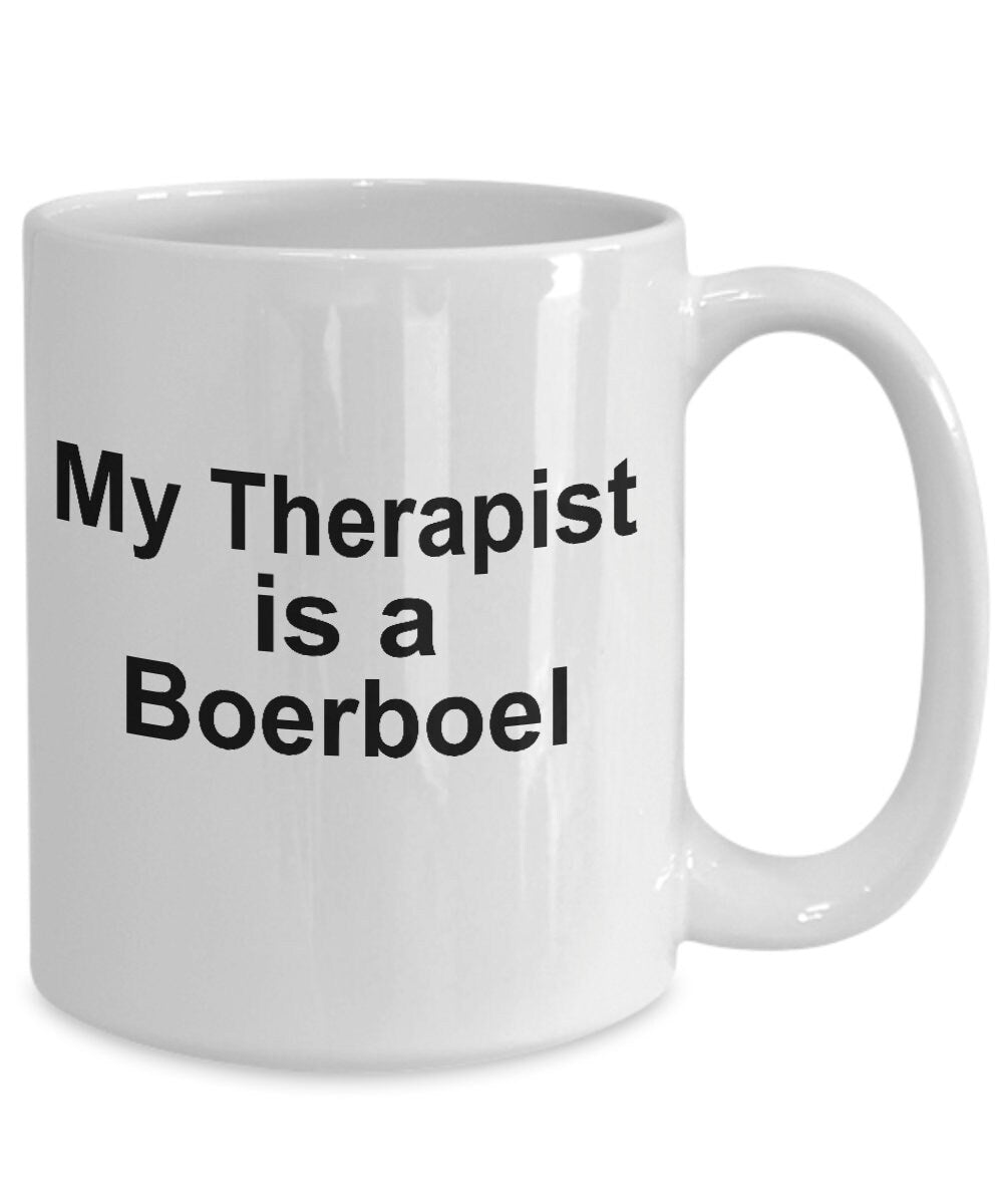 Boerboel Dog Therapist Mug - Mallard Moon Gift Shop