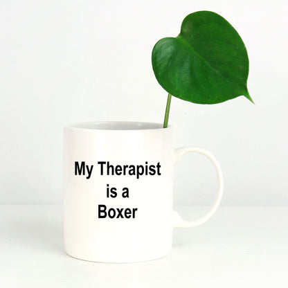 Boxer Dog Therapist Mug - Mallard Moon Gift Shop