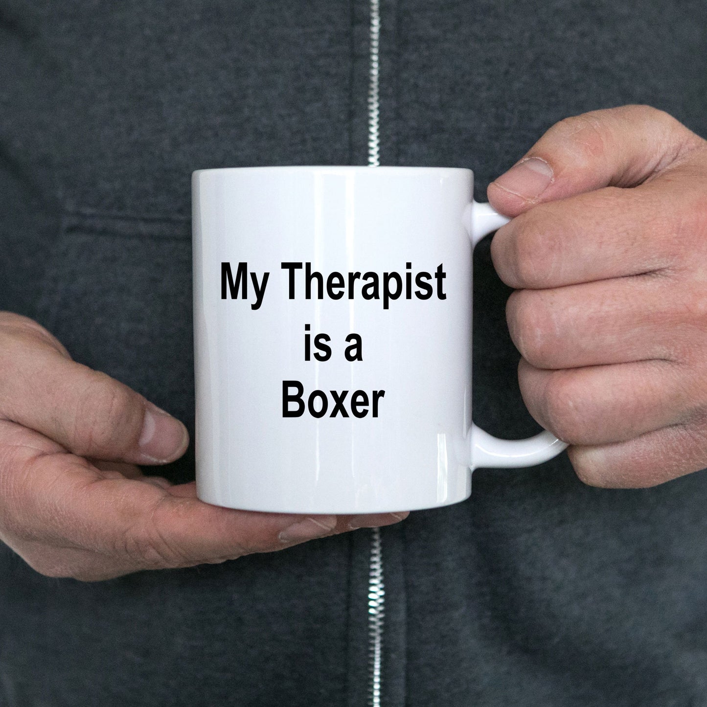 Boxer Dog Therapist Mug - Mallard Moon Gift Shop