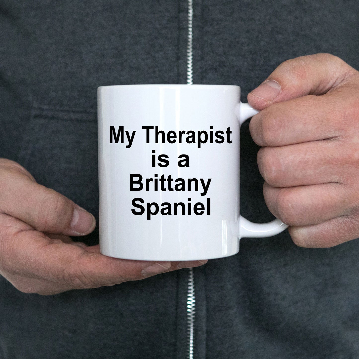 Brittany Spaniel Dog Therapist Mug - Mallard Moon Gift Shop